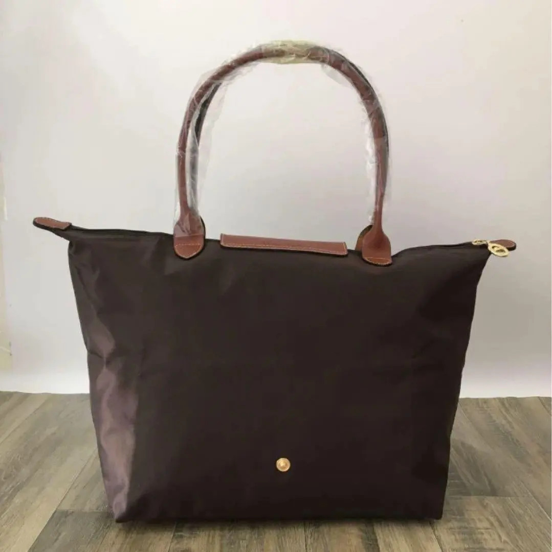 LONGCHAMP Le Pliage Tote Bag Shoulder Bag Travel Bag Folding Brown OUTLET New