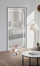 Heavy Duty Pets Mosquito Proof Screen Door with Hook Loop and Bilateral Zipper