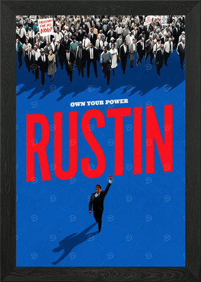 Rustin Movie Poster Framed Wall Art Poster Canvas Print Picture
