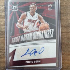 2024-25 Panini Donruss Optic Chris Bosh Miami Heat Fast Break Black Auto 1of1
