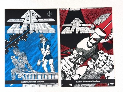 The Saga of Elf Face #1 & #2 Exeter Entrance Studios Timothy Freundlich 1986 HTF