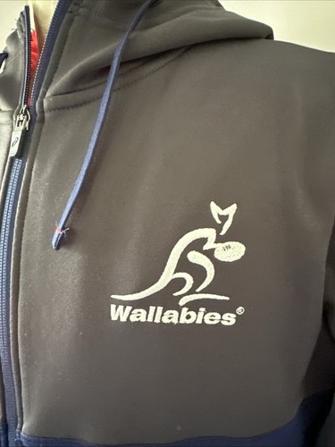 Australian Wallabies ASICS hoody Small S Rugby Union Player Gear - 第 3/11 張圖片