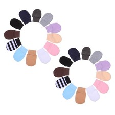 12 Pairs Baby Boy Mittens Newborn No-scratching Breathable Gloves