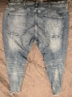 G-Star Raw Mens Blue Distressed 5620 3D Zip Knee Skinny Jeans Size 38x34 — photo 2