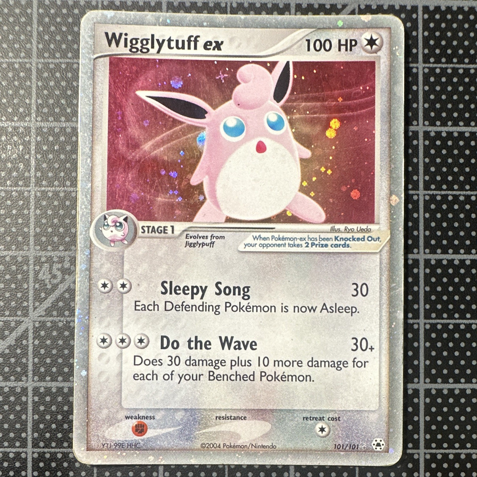 Wigglytuff ex 101/101 EX Hidden Legends Ultra Rare Holo EN 100HP 2004