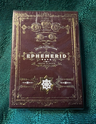 Ephemerid Gold Precious Metal Edition Playing Cards by Mr. Cup-New/Sealed!   