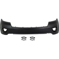 68078268AB, 5182026AA New Set of 3 Bumper Covers Fascias Front Upper for Jeep