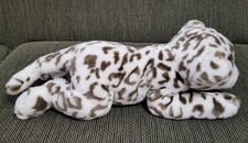 Animal Alley Snow Leopard 18" Plush Realistic Toys R Us Stuffed Animal 2000 VTG