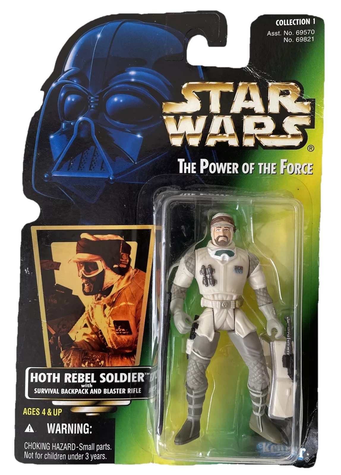Star Wars Hoth Rebel Soldier NEW Action Figure 4""  The Power of The Force - 1996