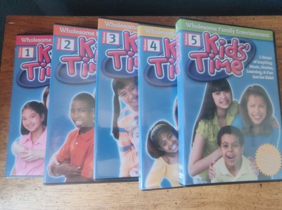 KIDS' TIME, Vol 1-5 DVD Set (2007, 3ABN, 9 Discs) Wholesome