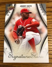 Johnny Cueto 2009 Upper Deck Signature Stars Reds Card #62   *3275*