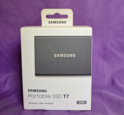 Samsung T7 2TB Portable SSD USB-C 3.2 Gen 2 NEW in SEALED BOX