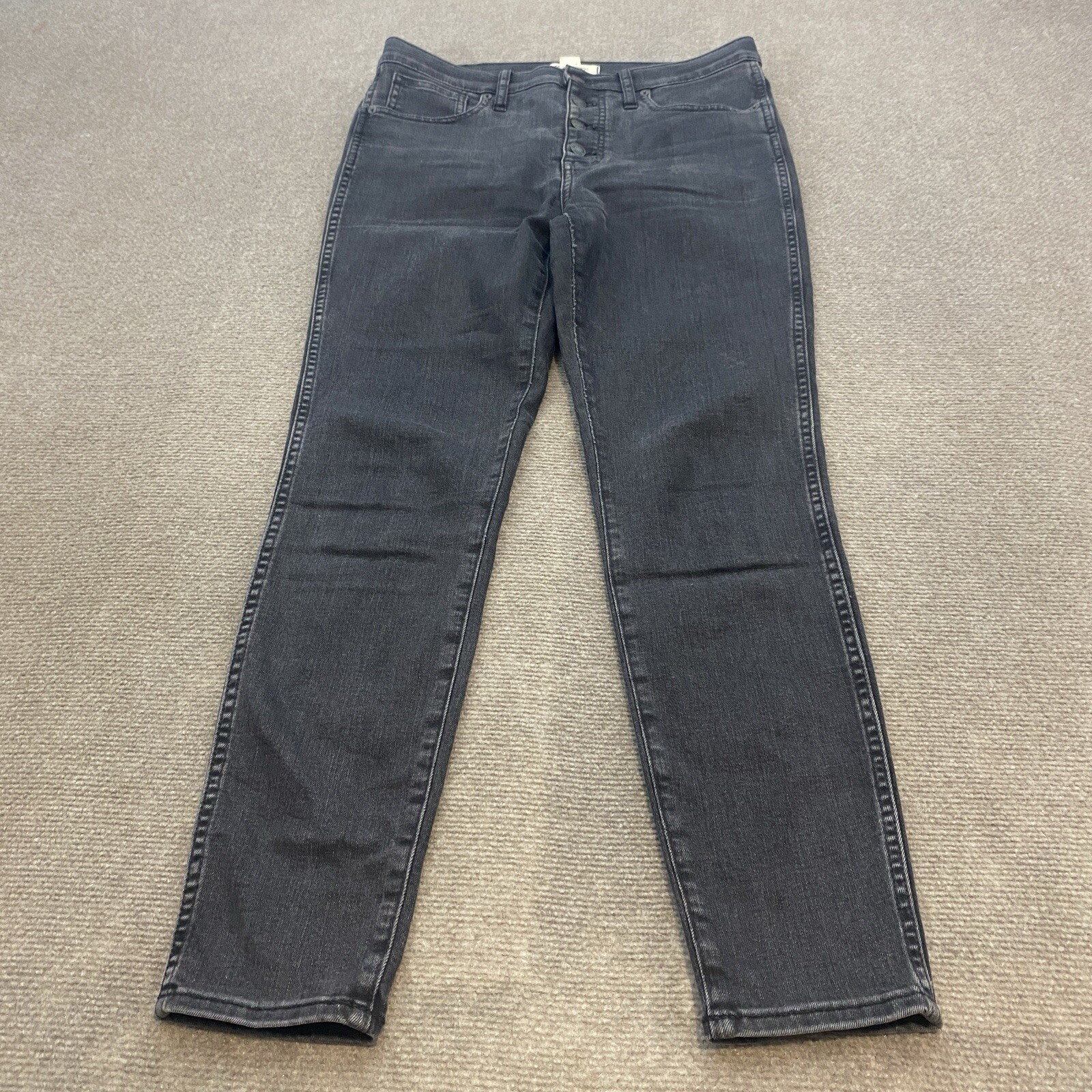 Madewell Womens High-Rise Skinny Black Jeans Size 29 for 30x28 Fit