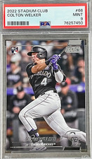 2022 Topps Stadium Club Colton Welker #66 PSA 9 MINT (ROOKIE CARD)