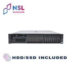 DELL R730 16SFF 2x E5-2699v4 2.2GHz 44 Cores 256GB H730 2x 1.2TB SAS 4xRJ45