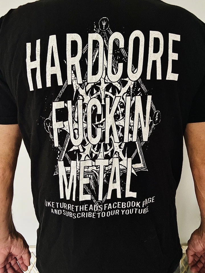 Camiseta TURRETHEAD "Symbol Of Chaos" Metal PUNK Banda Gráfica (¡ENVÍA OFERTAS!!️) Foto 2 de 4