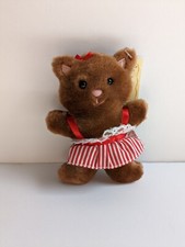 Vintage RUSS Berrie and Co. Christmas Gingerbread Kitty Cat Girl 5.5 inch