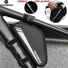 ROCKBROS Bike Triangle Frame Bag Front Tube Pouch Bag Bicycle Storage Bags 0.7L
