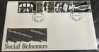 GB Stamps First Day Cover Social Reformers, coal, prison, chimney SHS chain 1976