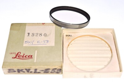 Leica 13280 E.Leitz N.Y. E-58 SL Filter  ............ LN