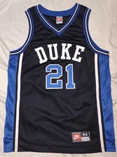 Duke Blue Devils Jersey Basketball Size 44 Vintage Authentic Nike March Madness
