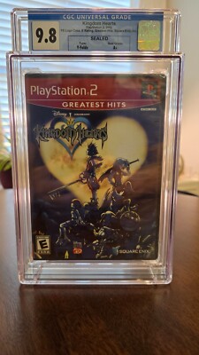 CGC 9.8 A+ Kingdom Hearts GREATEST HITS PlayStation 2 PS2 2002 NEW!