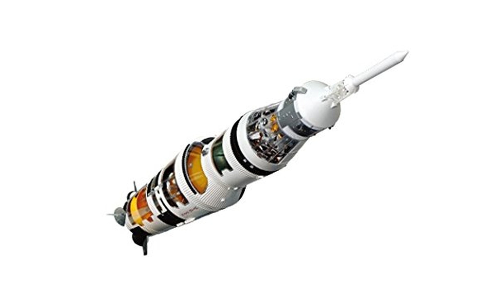 Famemaster 4d Vision Saturn V Rocket Model 1100 Scale 26117 Top Daily