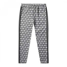Image of 883 Police Men's Bivio Black Printed Track Pants