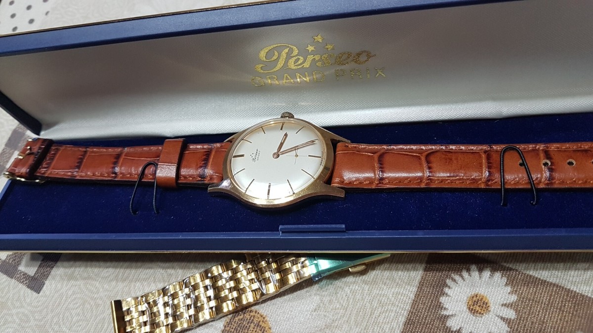orologi da polso PERSEO GRAND PRIX ORO 20 MICRON + CINTUR GOLD PLATED) ANNI  70 | eBay