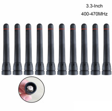 10x UHF Antenna for IC-F4 F21 F24 F25 F26 F43 F44 F80 Portable Radio 3.3 Inch