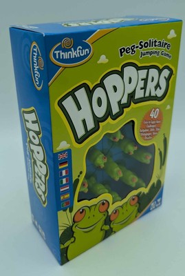Ravensbruger Thinkfun Hoppers 76347 Frog Frosch Solitaire Hüpf Spiel hüpfen NEU