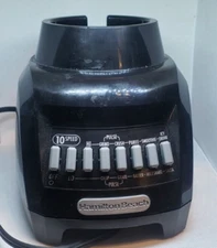 Hamilton Beach Smoothie Blender 48oz  10 Speed Model #50123 blender base ONLY S5
