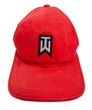 Nike Tiger Woods Dri-Fit Vapor RZN Lightweight Hat Cap Red Orange Crimson