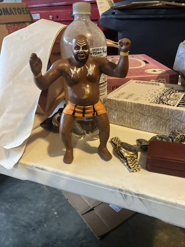 Vintage Titan Sports 1987 Kamala LJN WWF 8 Action ...