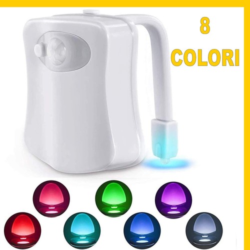 LIGHTBOWL Luz WC LED RGB Con Sensor Crepuscular – Iluminación Universal Para Básculo De Baño, Inodoro O Armario (1-5W)