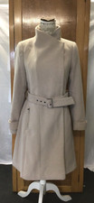 Women's, Dunnes, Beige, Coat, Size 10,-co2