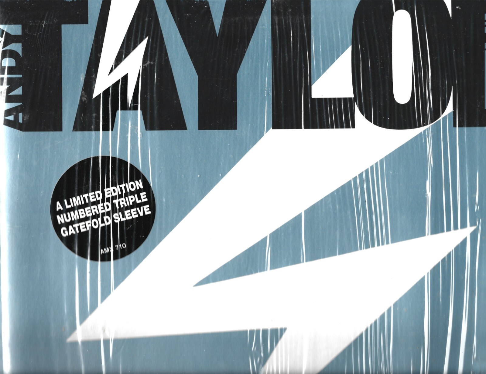 ANDY TAYLOR - 'STONE COLD SOBER (1990 12''/LIMITED EDITION/GATEFOLD)'.