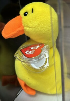 Quacker Without Wings Ty Beanie 2nd Gen. Swing Tag Authenticated