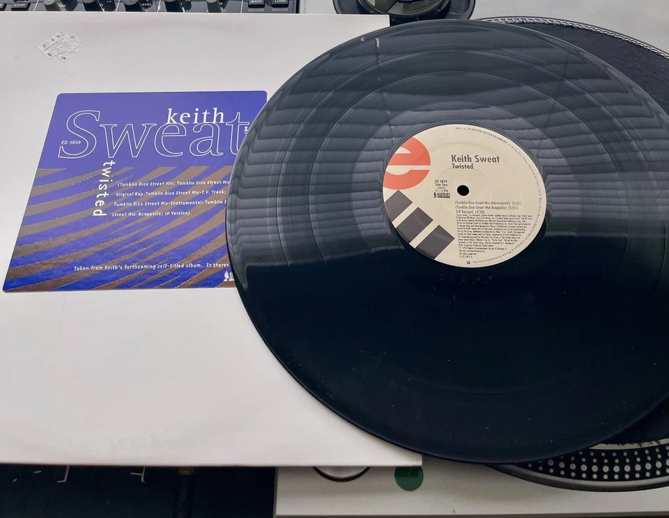 Keith Sweat - Twisted Original 1996 Press 12" PROMO In Original Cover VG+/VG - Image 2 of 2