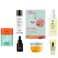 ULTA 7 Piece SKINCARE Travel & Full Size OSEA COSRX Slam Dunk DIME Bum Bum NEW