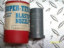 NEW SUPER-TITAN 1500 7F TUNGSTEN CARBIDE BLASTING NOZZLE 7/16" BORE
