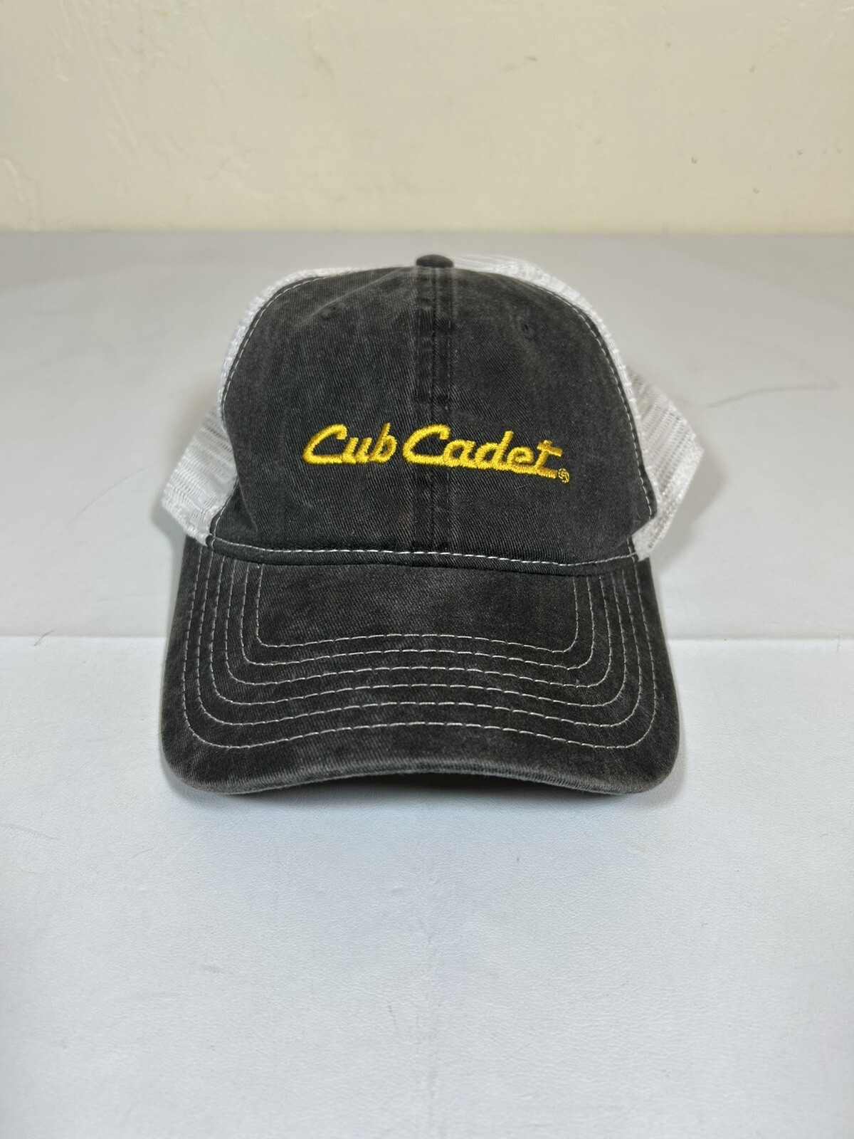 Cub Cadet Snapback Embroidered Logo Lawnmower Mesh Back Hat Cap