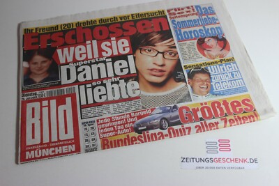 Bildzeitung 29.07.2003 July Munich Bavaria 18. 19. 20th Birthday Gift MB 