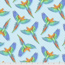 Free Spirit Tula Pink PWTP170 Daydreamer Macaw Ya Later Cloud Fabric By Yd