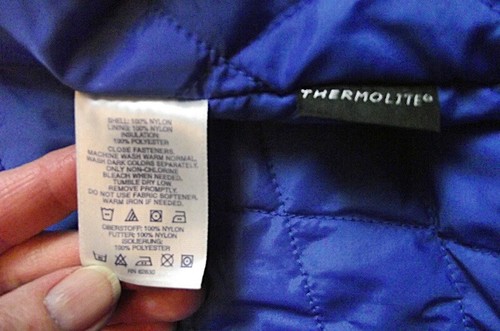 BRAND NEW Lands End Mens Blue Nylon Coat Jacket Hood XL Tall NWOT - Picture 10 of 10