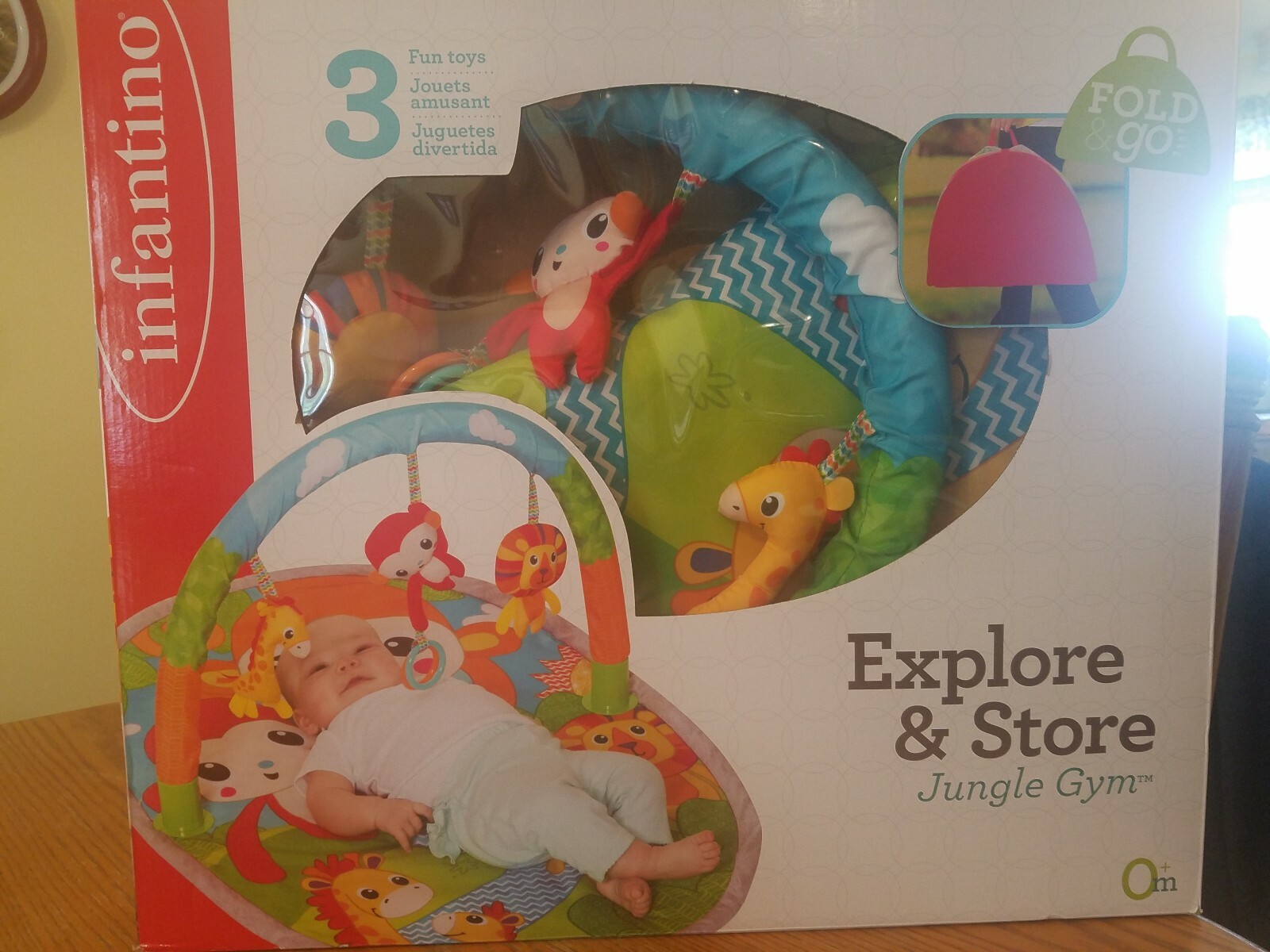 infantino explore & store activity gym