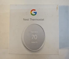 Google Nest Smart Thermostat, Snow - GA01334-US