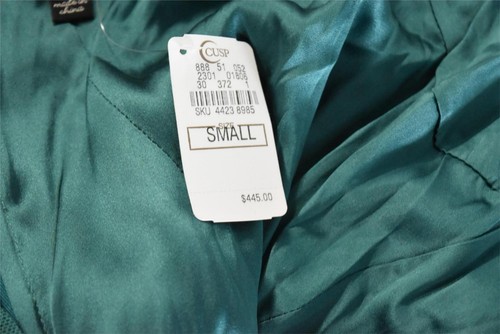 NEW Elizabeth and James Womens Dress Size S Green Solid Sheath Short Strapless - Picture 6 of 6