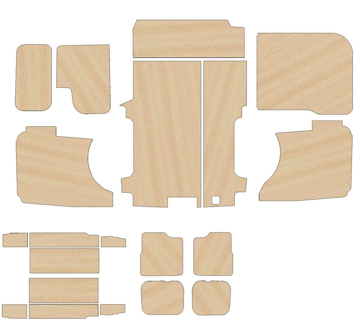 Ford Transit Custom 2023 Present Full Ply Lining Kit UK