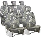 FULLY TAILORED HEAVY DUTY FULL SET GREY CAMO CAR SEAT COVERS for FORD RANGER T6